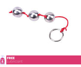 Metal Anal Beads with a length of 14 Inches